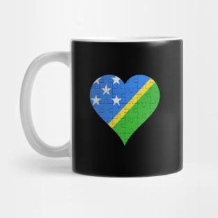 Solomon Islanders Jigsaw Puzzle Heart Design - Gift for Solomon Islanders With Solomon Islands Roots Mug